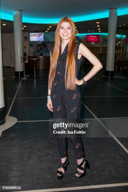 Candidate Klaudia Giez during the 'Jerks' premiere at Zoo Palast on March 21, 2018 in Berlin, Germany.