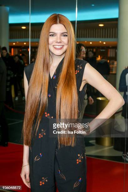Candidate Klaudia Giez during the 'Jerks' premiere at Zoo Palast on March 21, 2018 in Berlin, Germany.