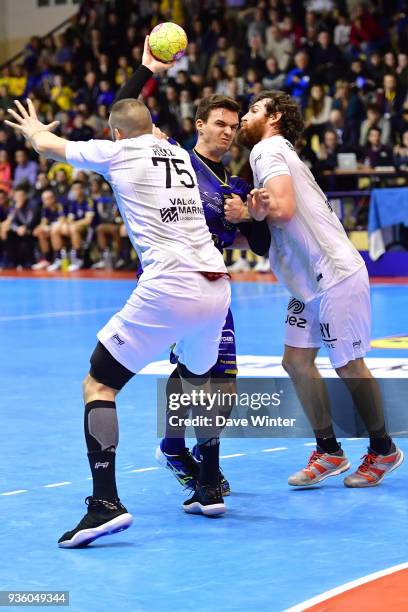 Mirko Herceg of Massy during the Lidl Starligue match between Massy and Ivry on March 21, 2018 in Massy, France.