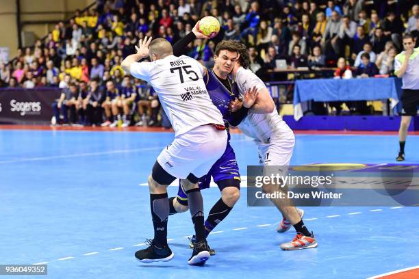 Mirko Herceg of Massy during the Lidl Starligue match between Massy and Ivry on March 21, 2018 in Massy, France.