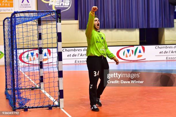 Samir Bellahcene of Massy during the Lidl Starligue match between Massy and Ivry on March 21, 2018 in Massy, France.