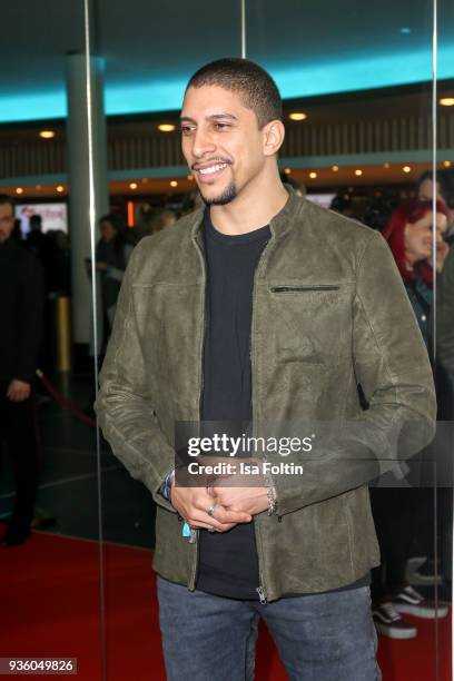 German singer Andreas Bourani during the 'Jerks' premiere at Zoo Palast on March 21, 2018 in Berlin, Germany.