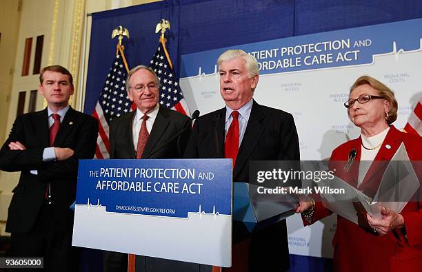 Sen. Michael Bennet , Sen. Tom Harkin , Sen. Christopher Dodd and former Congresswoman Barbara Kennelly , President & CEO of the National Committee...