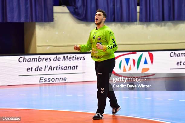 Samir Bellahcene of Massy during the Lidl Starligue match between Massy and Ivry on March 21, 2018 in Massy, France.