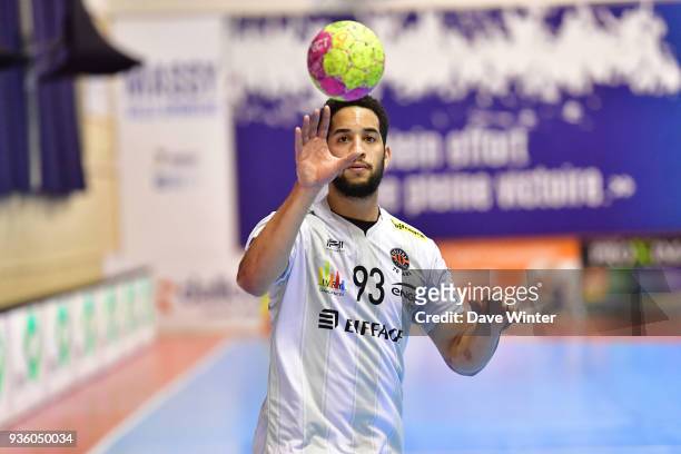 Micke Brasseleur of Ivry during the Lidl Starligue match between Massy and Ivry on March 21, 2018 in Massy, France.