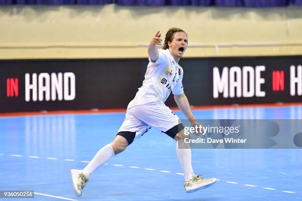 Morten Vium Troelsen of Ivry during the Lidl Starligue match between Massy and Ivry on March 21, 2018 in Massy, France.
