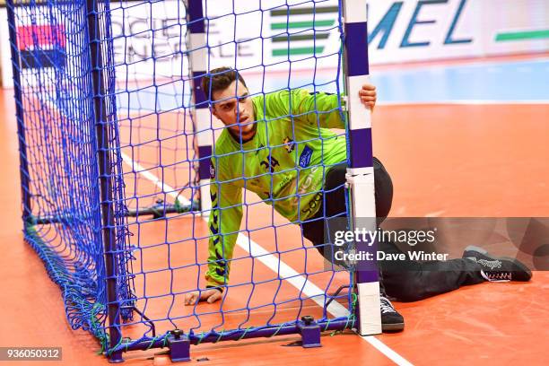 Samir Bellahcene of Massy during the Lidl Starligue match between Massy and Ivry on March 21, 2018 in Massy, France.