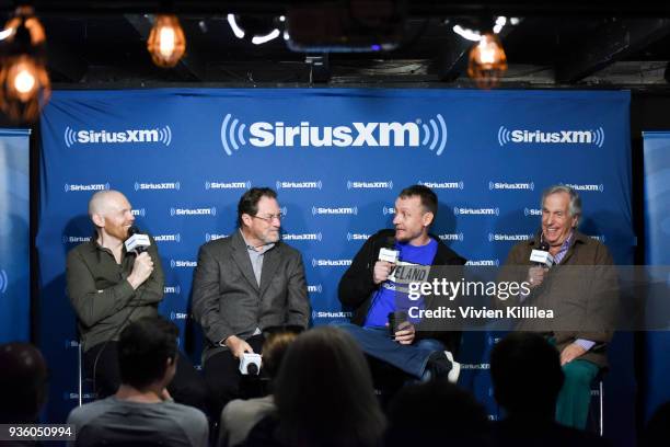 Comedian Bill Burr hosts a SiriusXM Headliners event with the cast of "Barry" featuring Stephen Root, Alec Berg and Henry Winkler at Meltdown Comics...