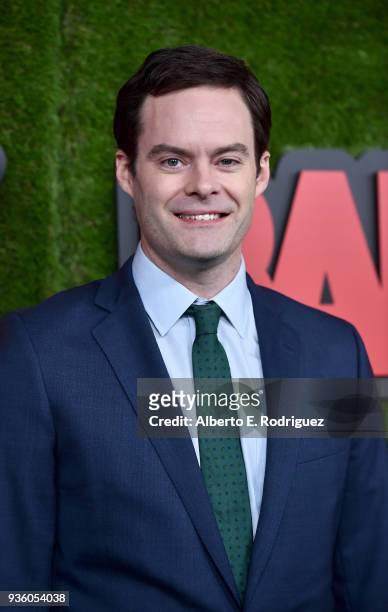 Bill Hader attends the premiere of HBO's "Barry" at NeueHouse Hollywood on March 21, 2018 in Los Angeles, California.