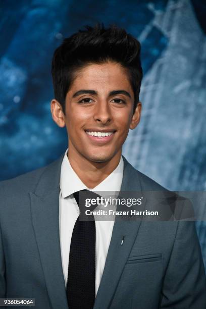 Karan Brar attends Universal's "Pacific Rim Uprising" premiere at TCL Chinese Theatre IMAX on March 21, 2018 in Hollywood, California.