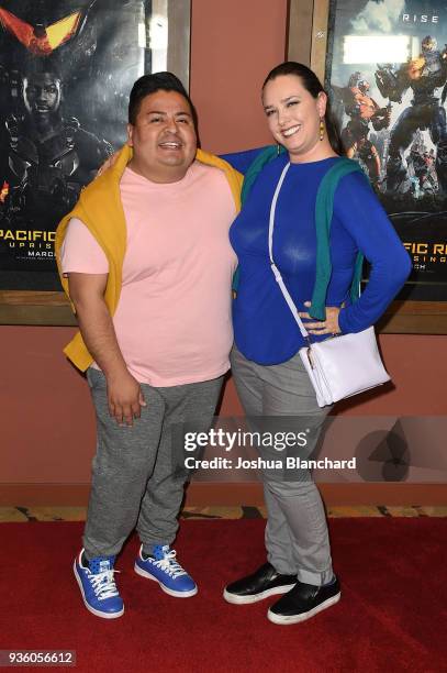 Guests attend Universal Pictures hosts a Los Angeles Special Screening of Pacific Rim Uprising on Monday, March 19 with special guests William Valdes...