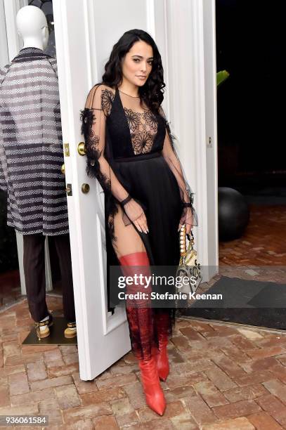 Natalie Martinez attends FENDI x Flaunt Celebrate The New Fantasy Issue at Casa Perfect on March 21, 2018 in Beverly Hills, California.