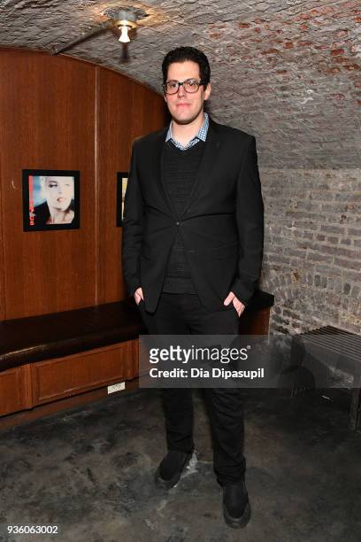 Jeff Krauss attends the "Isle of Dogs" special screening after party at Troy Liquor Bar & Dos Caminos on March 21, 2018 in New York City.