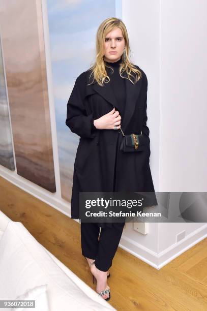 Hari Nef attends FENDI x Flaunt Celebrate The New Fantasy Issue at Casa Perfect on March 21, 2018 in Beverly Hills, California.