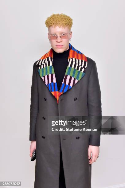 Shaun Ross attends FENDI x Flaunt Celebrate The New Fantasy Issue at Casa Perfect on March 21, 2018 in Beverly Hills, California.