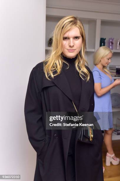 Hari Nef attends FENDI x Flaunt Celebrate The New Fantasy Issue at Casa Perfect on March 21, 2018 in Beverly Hills, California.