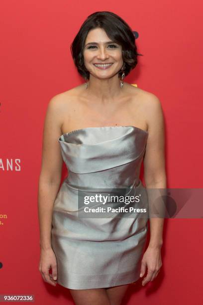 Vera Cherny attends FX The Americans season 6 premiere at Alice Tully Hall Lincoln Center.