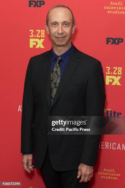 Boris Krutonog attends FX The Americans season 6 premiere at Alice Tully Hall Lincoln Center.
