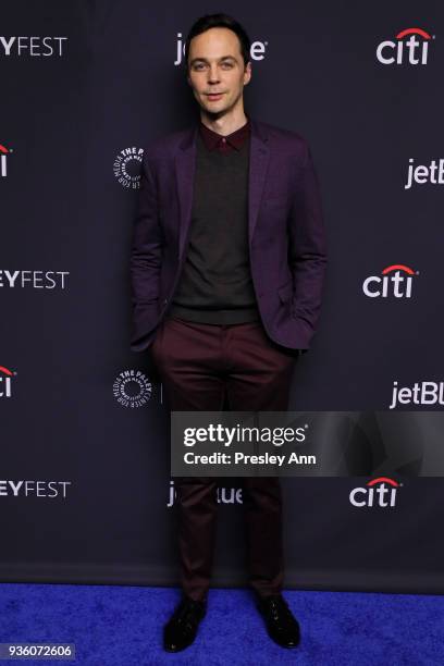 Jim Parsons attends PaleyFest Los Angeles 2018 - "The Big Bang Theory" and "Young Sheldon" at Dolby Theatre on March 21, 2018 in Hollywood,...