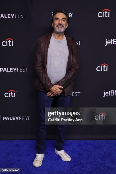 Chuck Lorre attends PaleyFest Los Angeles 2018 - "The Big Bang Theory" and "Young Sheldon" at Dolby Theatre on March 21, 2018 in Hollywood,...