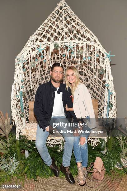 Devin Antin and Lauren Bushnell attend the POPSUGAR x Freeform Mermaid Museum VIP Night at Goya Studios on March 21, 2018 in Los Angeles, California.