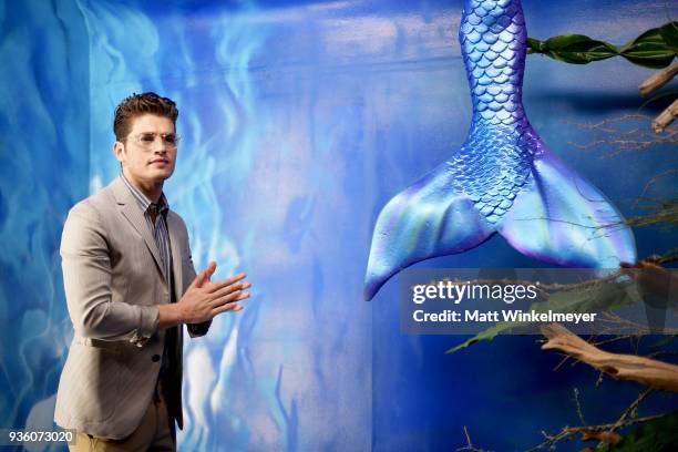 Gregg Sulkin attends the POPSUGAR x Freeform Mermaid Museum VIP Night at Goya Studios on March 21, 2018 in Los Angeles, California.