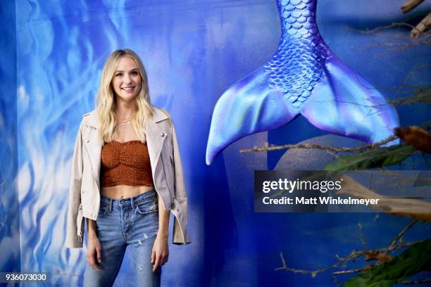 Lauren Bushnell attends the POPSUGAR x Freeform Mermaid Museum VIP Night at Goya Studios on March 21, 2018 in Los Angeles, California.