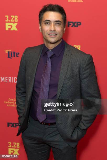 Joseph Melendez attends FX The Americans season 6 premiere at Alice Tully Hall Lincoln Center.