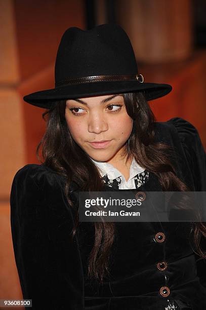 Miquita Oliver attends the Premiere for 'Where The Wild Things Are' at Vue West End on December 2, 2009 in London, England.