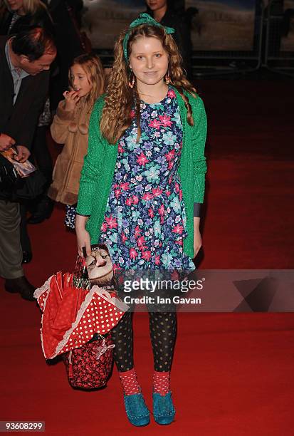 Jessie Cave attends the Premiere for 'Where The Wild Things Are' at Vue West End on December 2, 2009 in London, England.