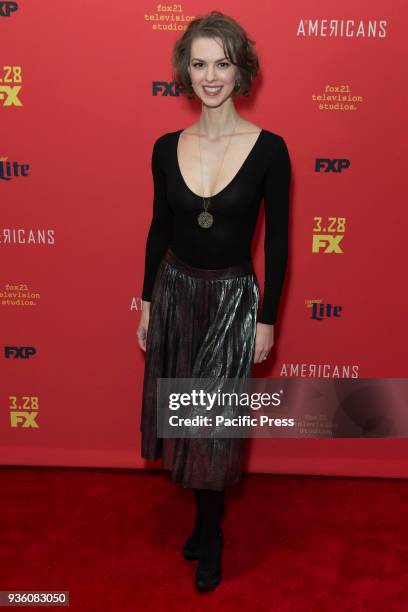 Lyanka Gryu attends FX The Americans season 6 premiere at Alice Tully Hall Lincoln Center.