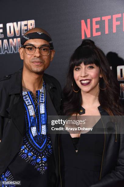 Yassir Lester attends the premiere of Netflix's "Game Over, Man!" at Regency Village Theatre on March 21, 2018 in Westwood, California.