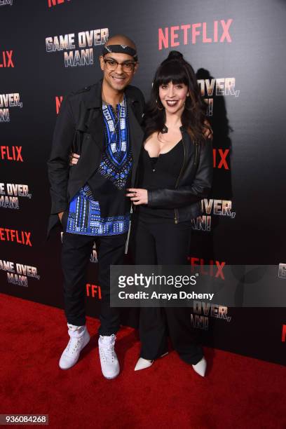 Yassir Lester attends the premiere of Netflix's "Game Over, Man!" at Regency Village Theatre on March 21, 2018 in Westwood, California.