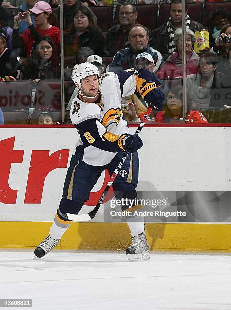 Tim Connolly of the Buffalo Sabres skates against the Ottawa Senators at Scotiabank Place on November 21, 2009 in Ottawa, Ontario, Canada.