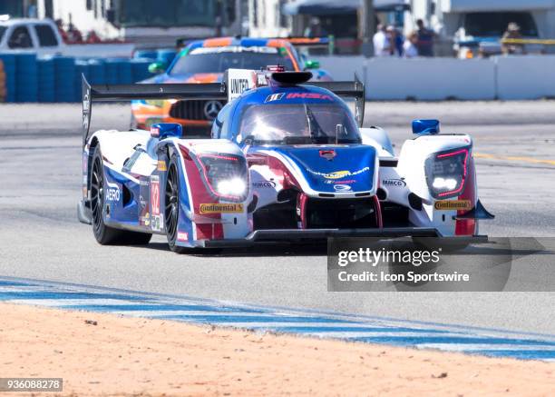 United Autosports Drivers Phil Hanson, Bruno Senna & Paul Di Resta during 12 hours of Seabring Race on March 17 2018, at Sebring International...