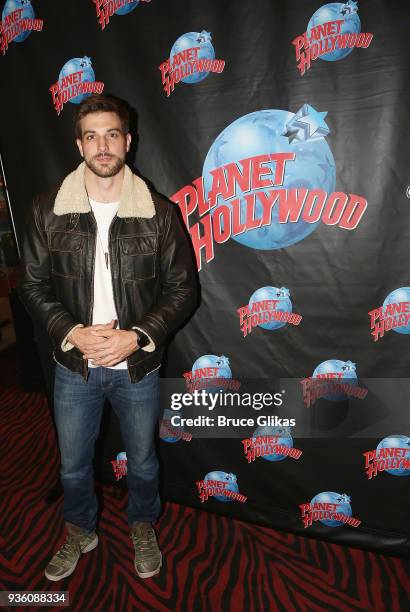 Jake Allyn poses as he promotes the BET television show "The Quad" at Planet Hollywood Times Square on March 21, 2018 in New York City.