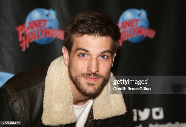 Jake Allyn poses as he promotes the BET television show "The Quad" at Planet Hollywood Times Square on March 21, 2018 in New York City.