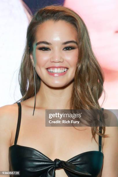 Paris Berelc attends the "Alexa & Katie" special screening in partnership with the American Cancer Society at Netflix Home Theater on March 21, 2018...