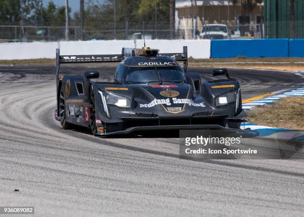 Mustang Sampling Racing Drivers Christian Fittipaldi, Filipe Albuquerque & Joao Barbosa during 12 hours of Seabring Race on March 17 2018, at Sebring...