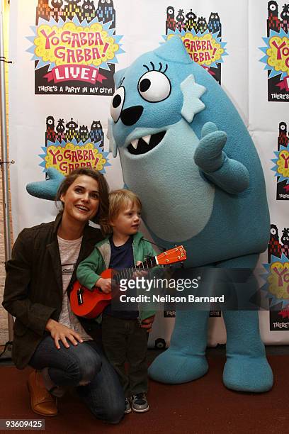 Keri Russell attends Yo Gabba Gabba! "There's A Party In My City" Live at Beacon Theatre on November 21, 2009 in New York City.