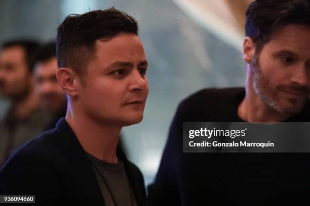 Actor Arturo Castro during the Founder + CEO Tarik Sansal Invites You to Celebrate the Launch of ROMIO at NoMad Hotel Rooftop on March 21, 2018 in...