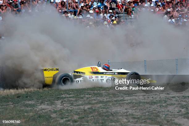 Jean-Pierre Jabouille, Renault RS10, Grand Prix of Germany, Hockenheimring, 29 July 1979.