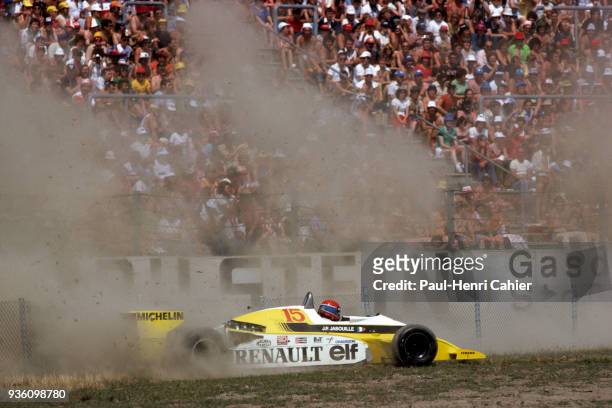 Jean-Pierre Jabouille, Renault RS10, Grand Prix of Germany, Hockenheimring, 29 July 1979.