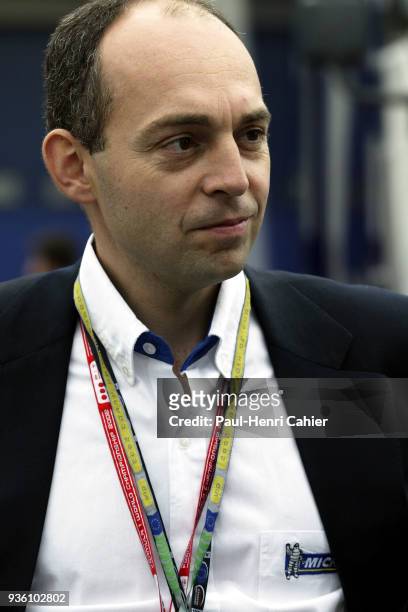 Edouard Michelin, Grand Prix of Europe, Nurburgring, 23 June 2002. Edouard Michelin, CEO of Michelin Group, who tragically died by drowning while...
