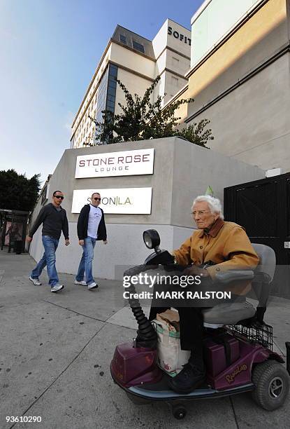 Exterior view of the Stone Rose Lounge which is on the ground floor of a hotel complex, where waitress Jaimee Grubbson was employed in West...