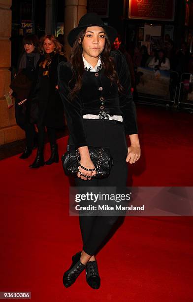 Miquita Oliver attends the UK Premiere of 'Where The Wild Things Are' at Vue West End on December 2, 2009 in London, England.