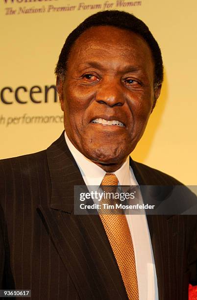 Decathlete Rafer Johnson attends the 2009 California Hall of Fame Inductee Ceremony at the California Musuem on December 1, 2009 in Sacramento,...