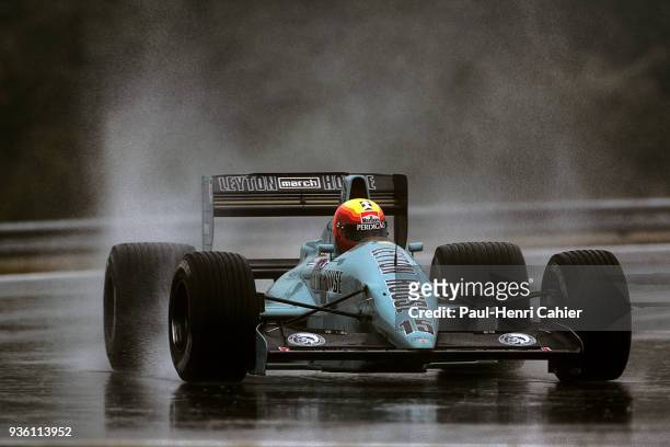 Maurício Gugelmin, March-Judd 881, Grand Prix of Hungary, Hungaroring, 07 August 1988.