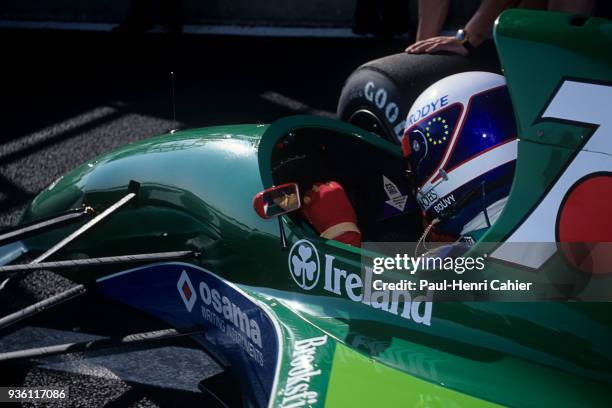 Bertrand Gachot, Jordan-Ford 191, Grand Prix of France, Circuit de Nevers Magny-Cours, 07 July 1991.