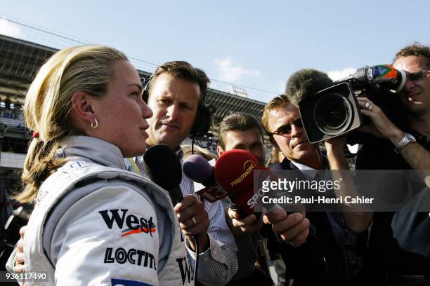 Sarah Fisher, Grand Prix of the United States, Indianapolis Motor Speedway, 29 September 2002.